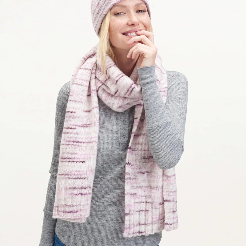 NWT Splendid Marled Space Dye Scarf - Pink